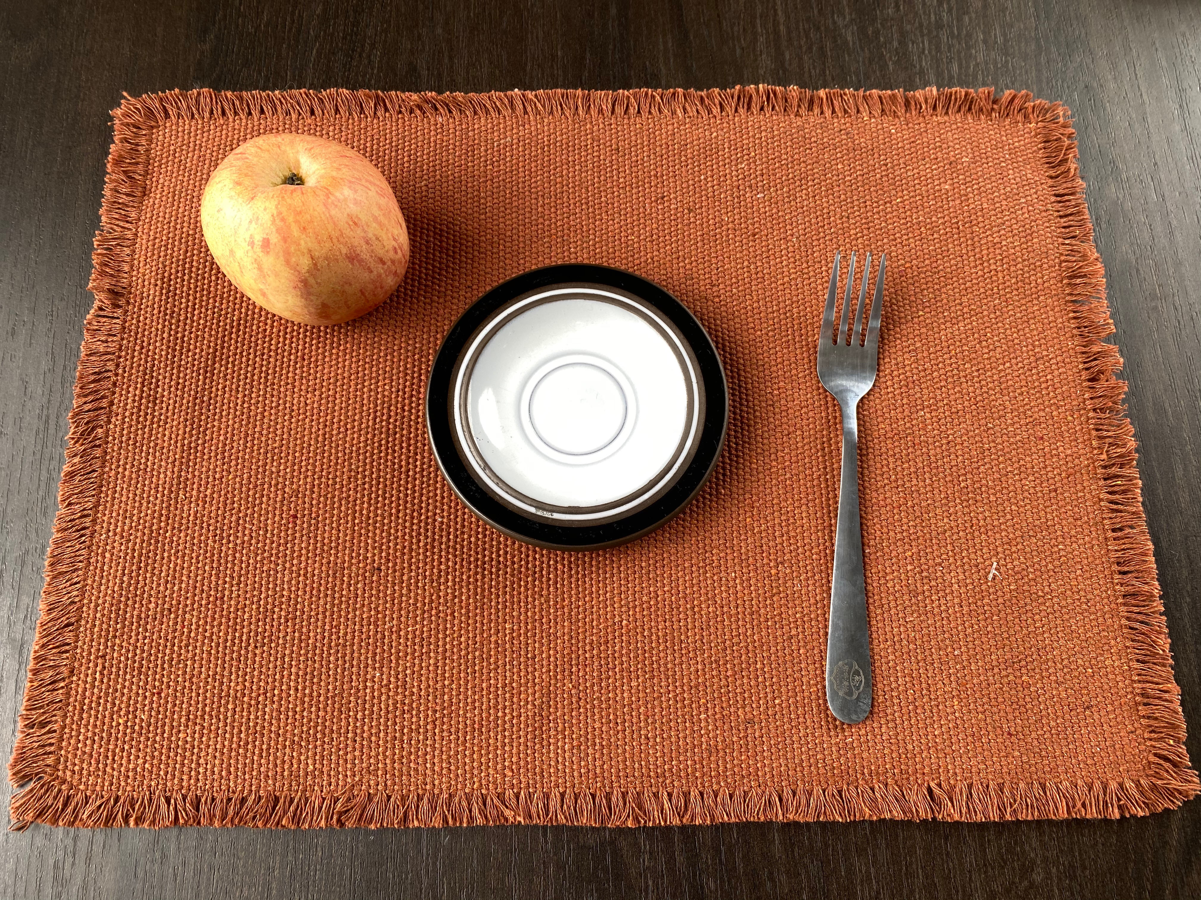 Eco-Friendly Handwoven Thick Cotton Table Mat - Durable & Sustainable Kitchen Decor