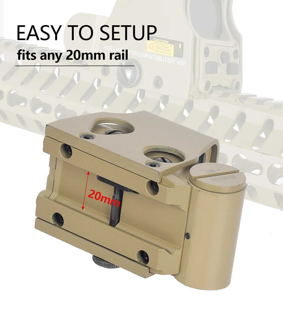 Tactical quick disassembly model AK 47 74 scope installation mi mount 74U mi base 02 05 red dot scope installation weapon light installationW250211