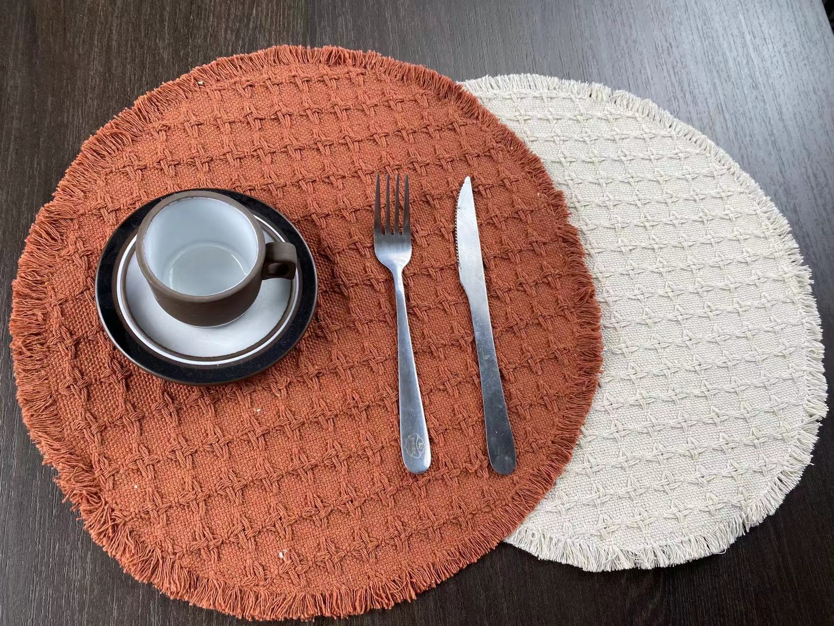 Sustainable Handwoven Cotton Kitchen Mat - Sturdy and Environmentally Friendly