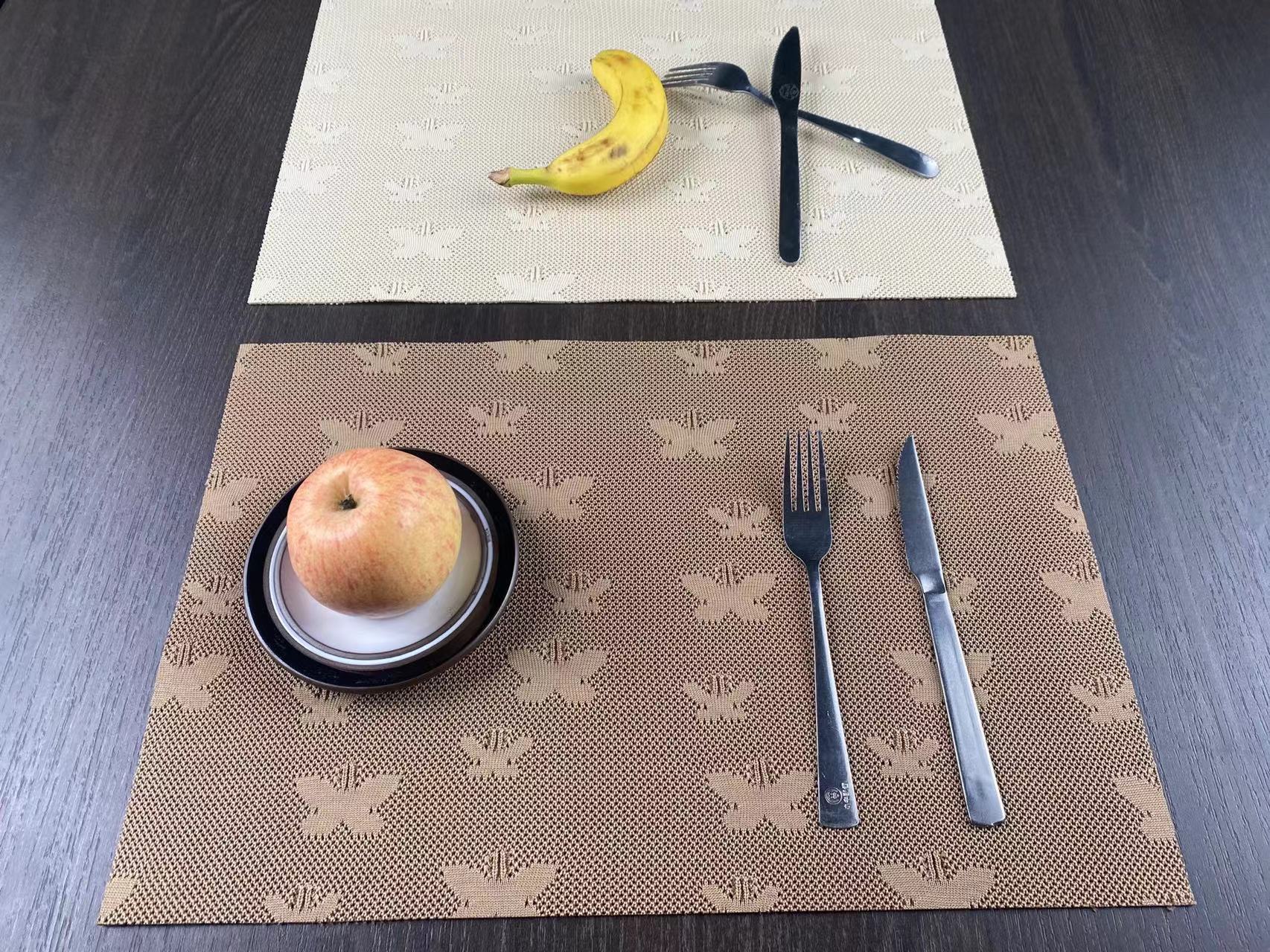 Durable Eco-Conscious Woven Cotton Placemat for Dining Tables Environmentally Friendly