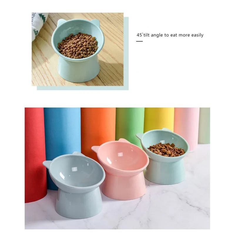 123259 Creative cat bowl, unique appearance attracts attention, adds fun to your home, and is both beautiful and practical