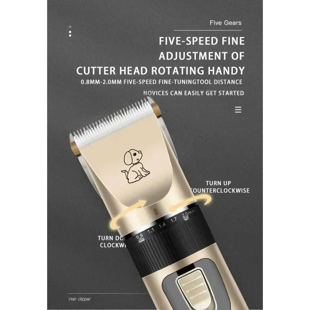 Cat Grooming Tools Professional dog clipper pet electric beauty trimmer USB charging shaver low decibel animal hair machine H250113 4Q3M CMQ8