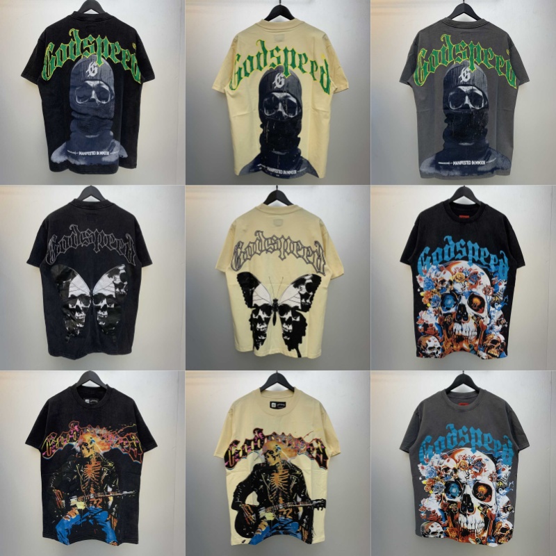 godspeed tshirt designer shirts graphic tee designer t shirt short sleeve Men Women Hip Hop Fashion US size S-XL