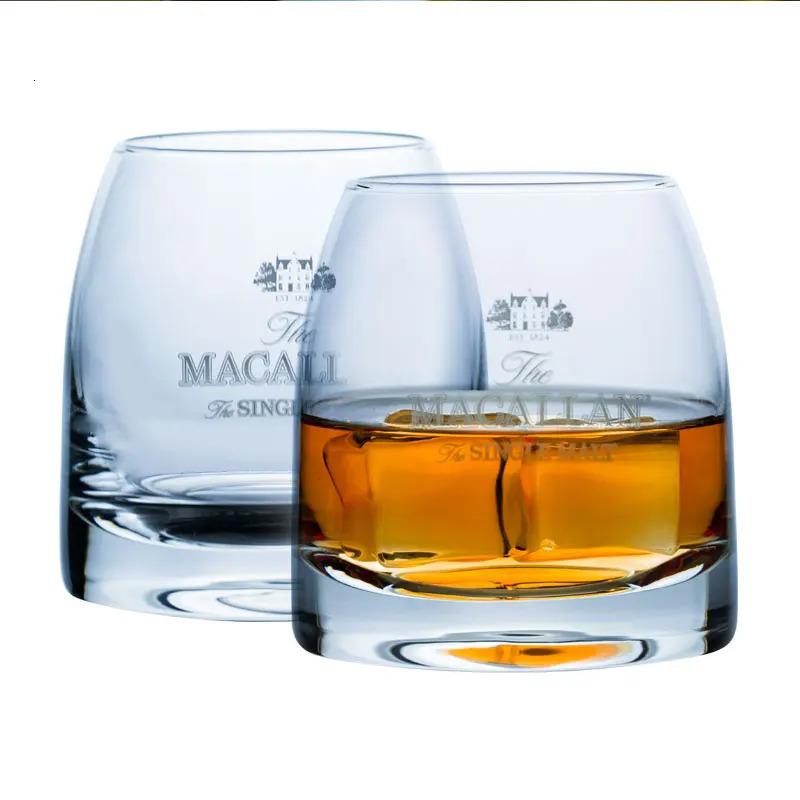 Chamvin Private Collection Macallan Glass Whiskey Glass Single Malt Crystal Wine Bottle Vodka Cognac y Sniffer Cup 250110