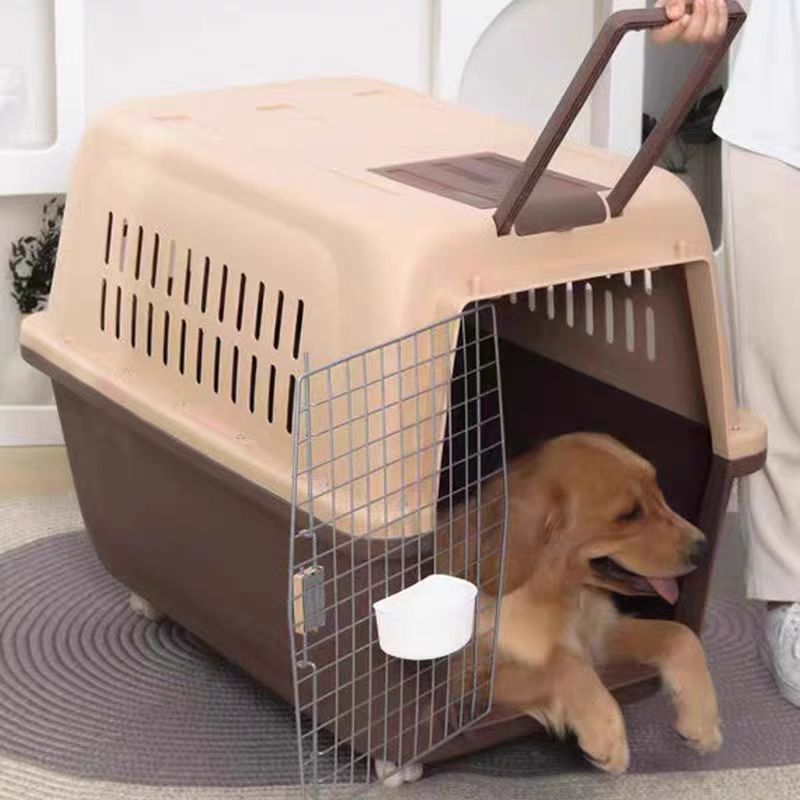 Cat Dog Carrier with WheelsExpandable Rolling Pet Carrier on Wheels Telescopic Handle and Shoulder Strap Travel Carriers for 18lbs Small Dogs Cats
