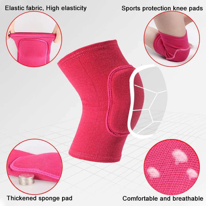Ddmytiger Ddmytiger China Domestic Sports Compression Pads Elastic Knee Protector Thickened Sponge Knees Brace Support For Dancing Workout Training
