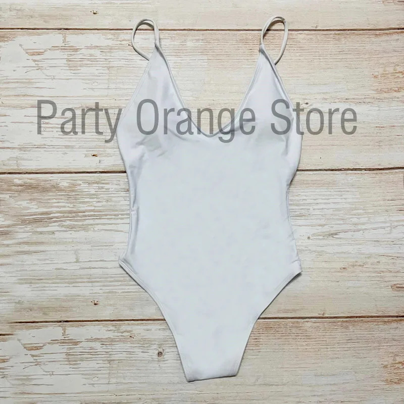 Solid swimsuit women one-piece swimsuit sexy apron swimsuit wholesale swimsuit monokini 250109