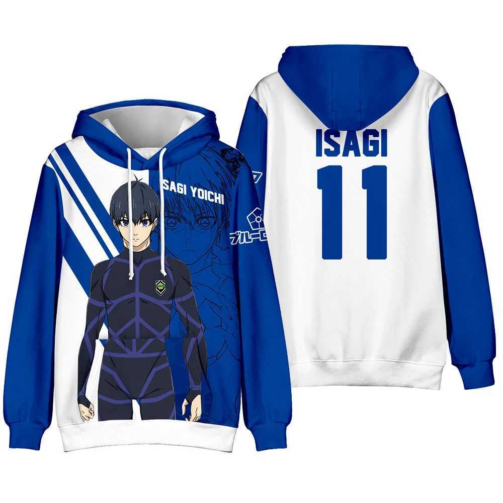 Anime Blue Lock 3D Print Hoodies Men Women Fashion Streetwear Oversized Sweatshirts Hoodie Male Pullovers Tracksuit Man Clothing W250114