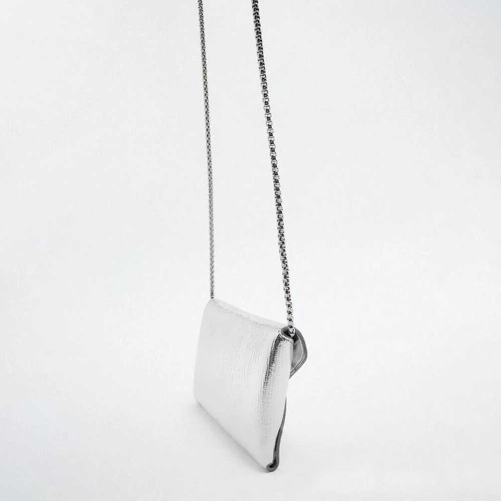 Shoulder Bag Lizard Pattern Crossbody Bags for Women SiLVer Handbags and Purses Metallic Mini Phone Flap Z250115