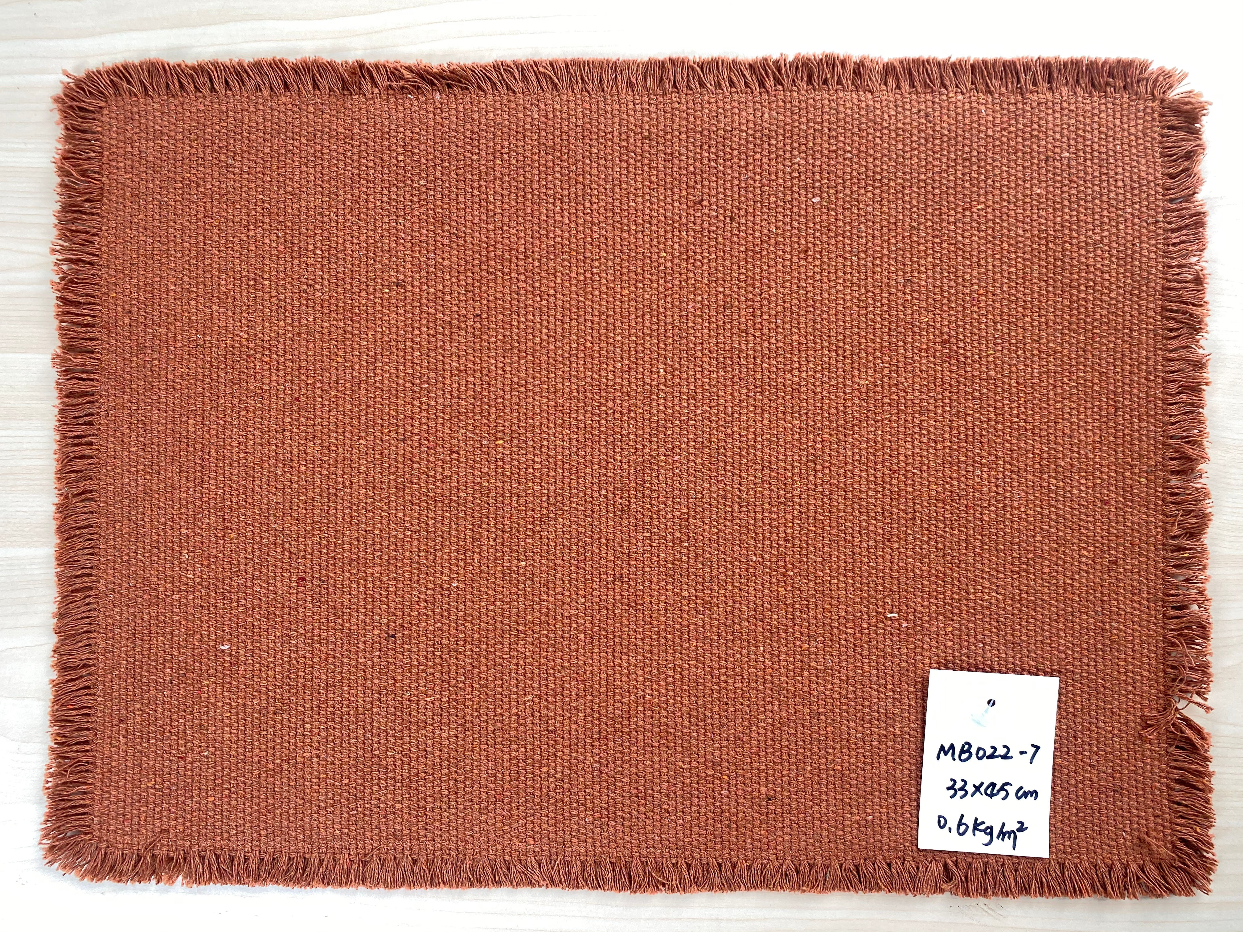 Eco-Friendly Handwoven Thick Cotton Table Mat - Durable & Sustainable Kitchen Decor