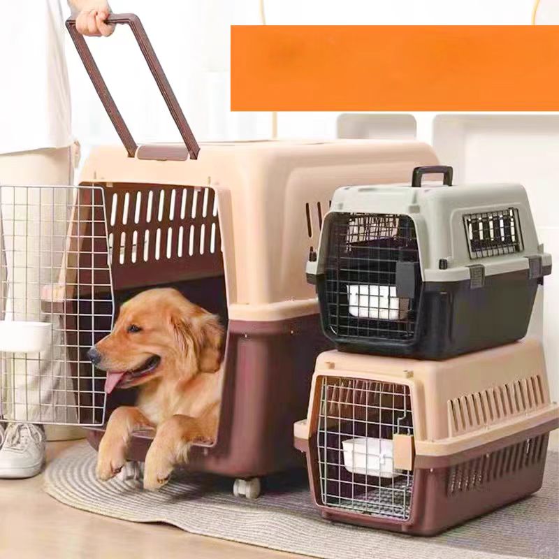 Cat Dog Carrier with WheelsExpandable Rolling Pet Carrier on Wheels Telescopic Handle and Shoulder Strap Travel Carriers for 18lbs Small Dogs Cats