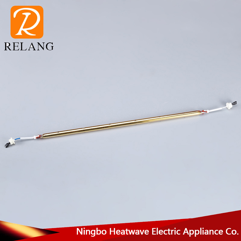 Manufacturers supply gold carbon butler carbon fiber heating tube yellow gold straight tube bath heater heater accessories