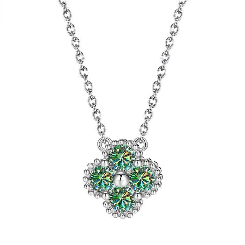 Bracelet Earrings Necklace JECIRCON 925 Sterling Silver Green Full Moissanite Jewelry Set Trendy for Women Wedding Party H250115