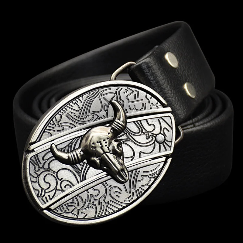 Mens leather belt outdoor multifunctional belt suitable for mens gifts 250107
