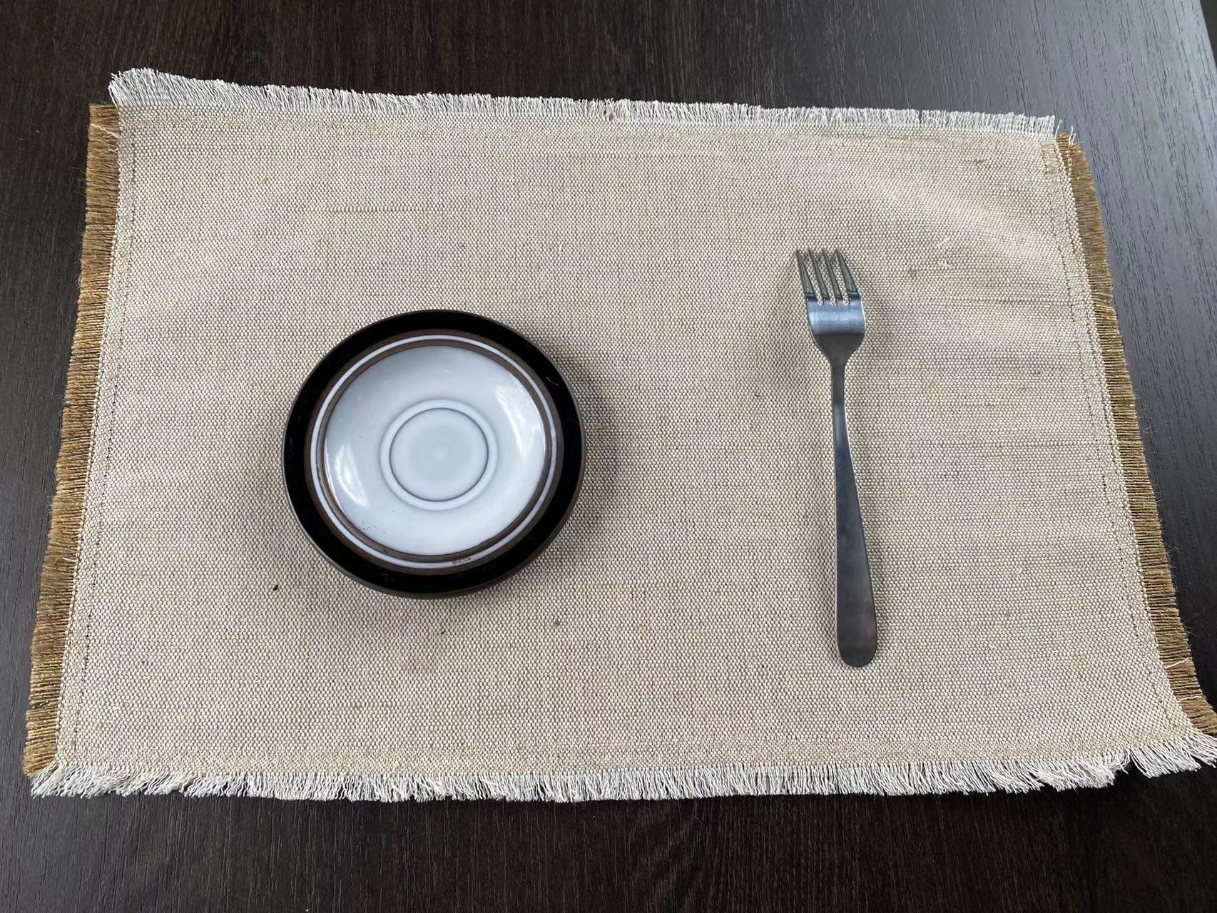 Handcrafted Heavyweight Cotton Table Protector for Kitchens - Sustainable Craftsmanship
