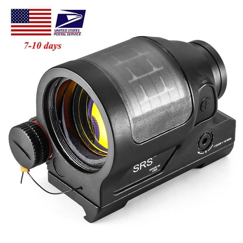 SRS Solar Power RED Dot Sight Rifle Sight Red Dot Sealed Reflex Sight For Hunting ScopeW241014