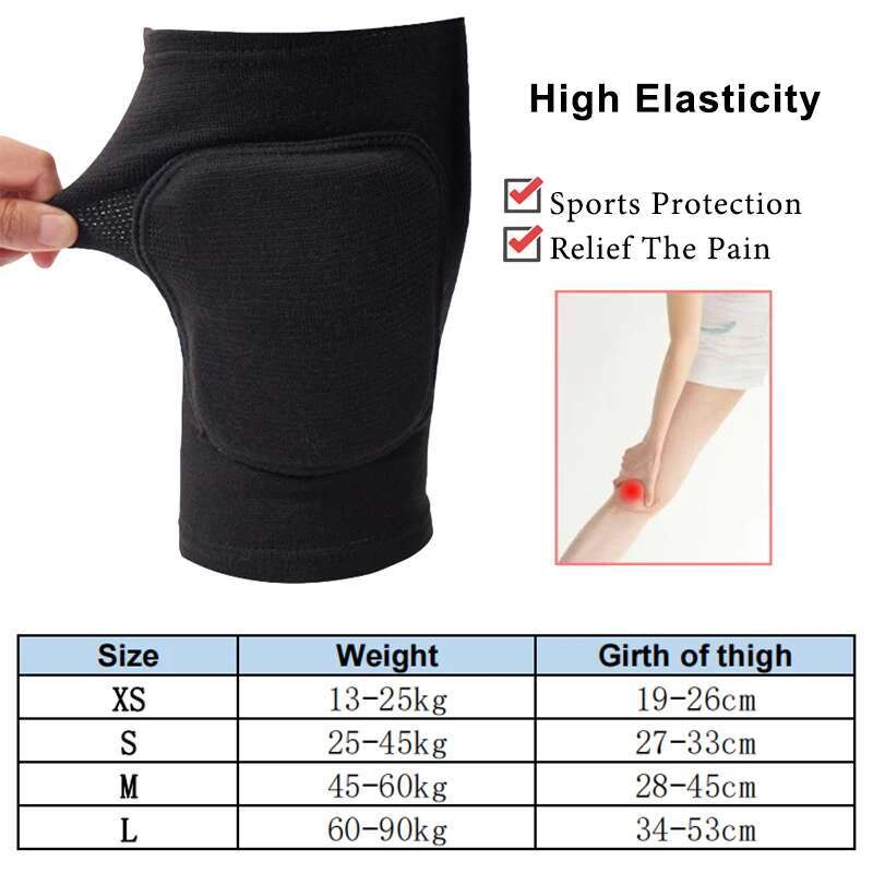 Ddmytiger Ddmytiger China Domestic Sports Compression Pads Elastic Knee Protector Thickened Sponge Knees Brace Support For Dancing Workout Training