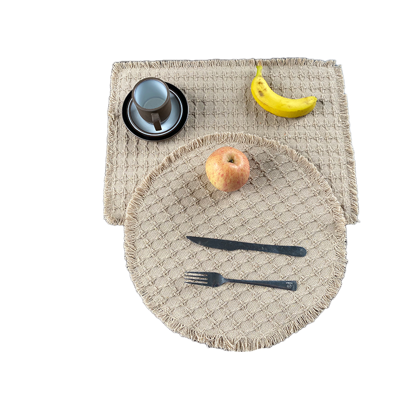 Eco-Friendly Handcrafted Cotton Dining Table Mat - Durable & Stylish Kitchen Decoration