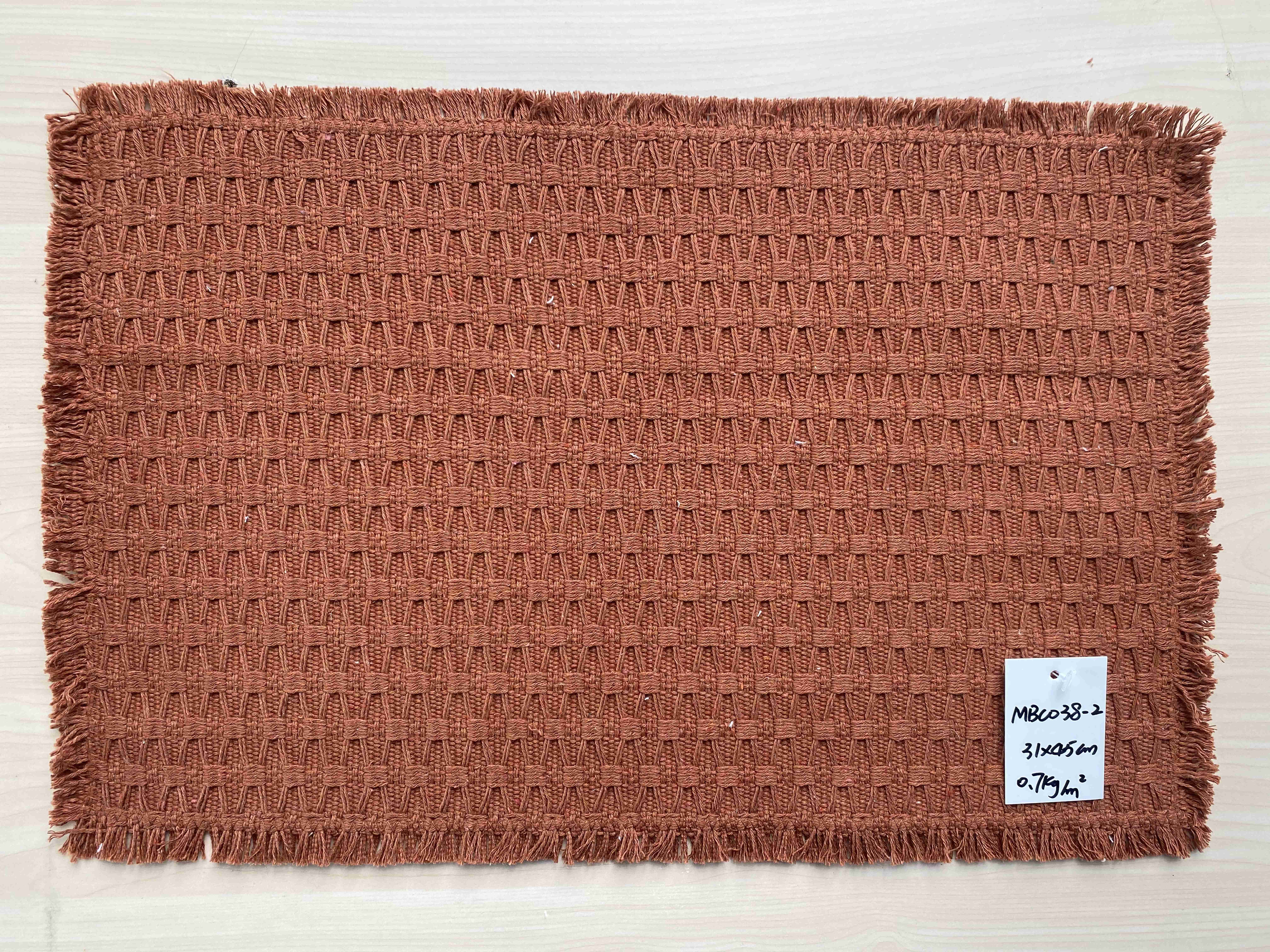 Handwoven Cotton Kitchen Table Runner - Sustainable & Durable Heavyweight Design