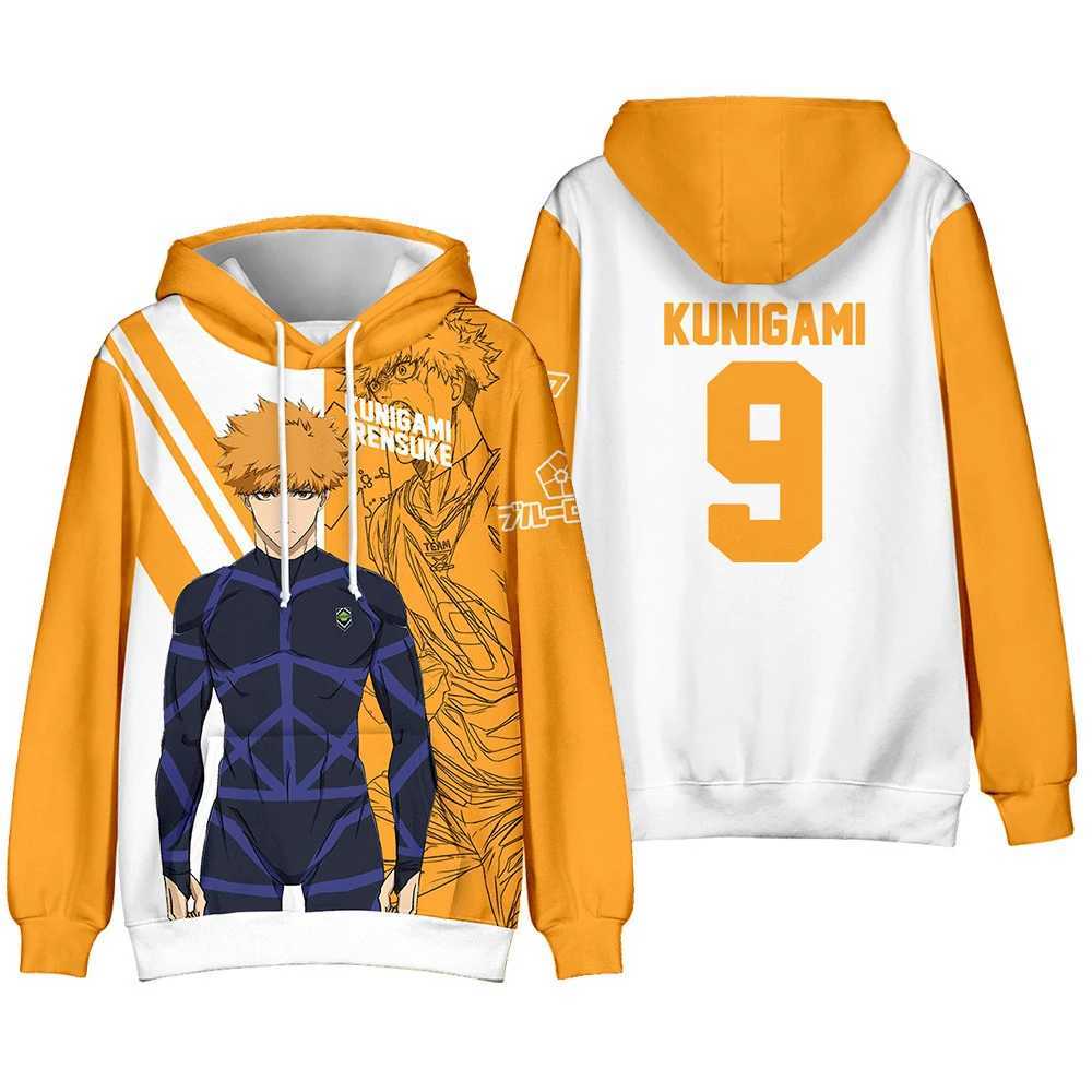 Anime Blue Lock 3D Print Hoodies Men Women Fashion Streetwear Oversized Sweatshirts Hoodie Male Pullovers Tracksuit Man Clothing W250114