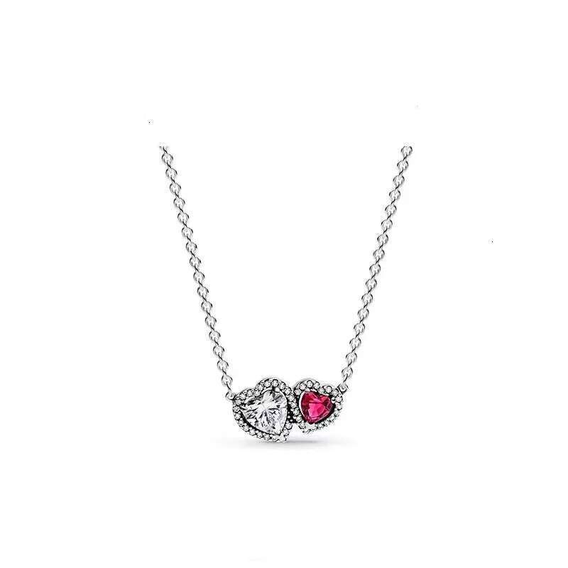 2025 New Charms 925 sterling Silver luxury Rose Love Butterfly Pendant charm double love Earring Necklace for women jewelry Valentine's Day gift 