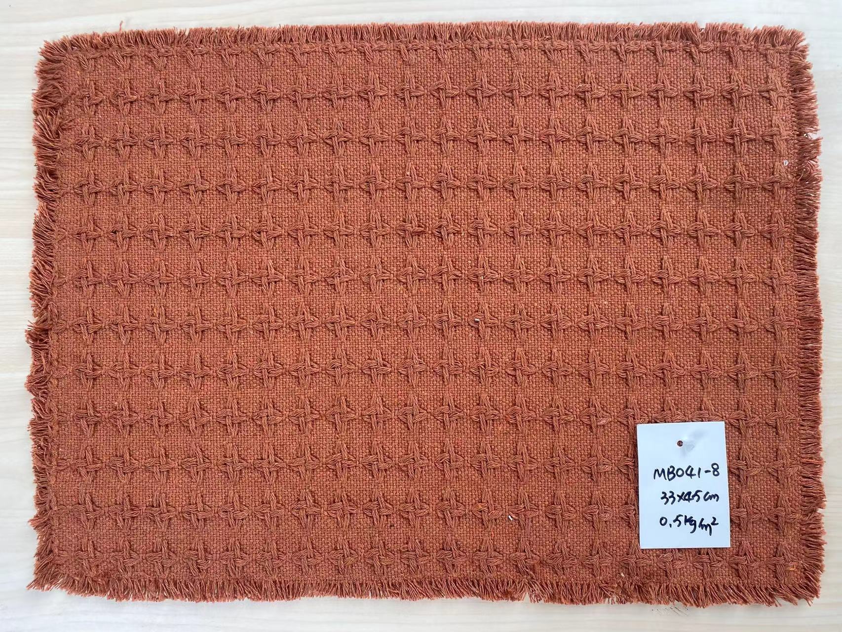 Sustainable Handwoven Cotton Kitchen Mat - Sturdy and Environmentally Friendly
