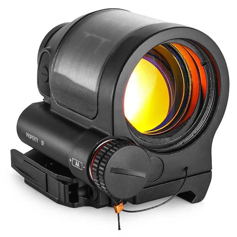 SRS Solar Power RED Dot Sight Rifle Sight Red Dot Sealed Reflex Sight For Hunting ScopeW241014