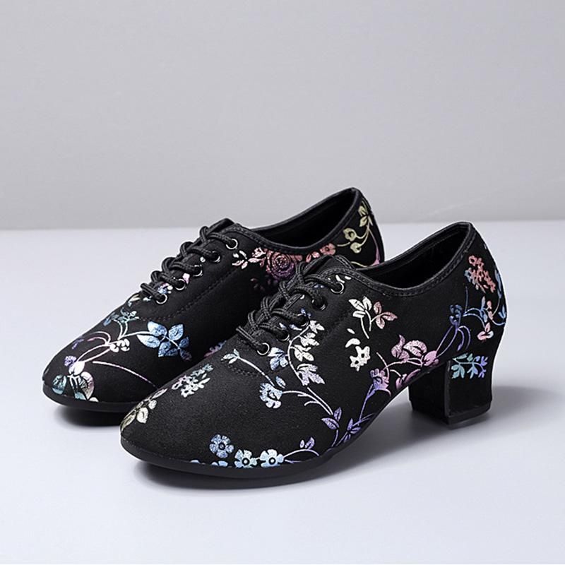 Dance For Women Ballroom Latin Modern Tango Dancing Shoes Jazz Short Boots Girls/Ladies Square