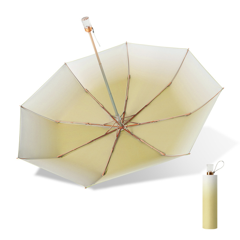Beautiful Three-Fold Sunscreen Umbrella - Durable, UV Blocking & Waterproof
