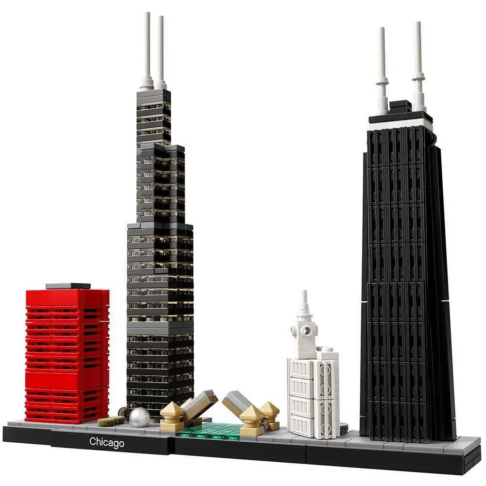 Architecture Paris Dubai London Sydney Chicago Shanghai Building Blocks Kit Bricks Classic On Model Kid Toys For Children Gift W250115