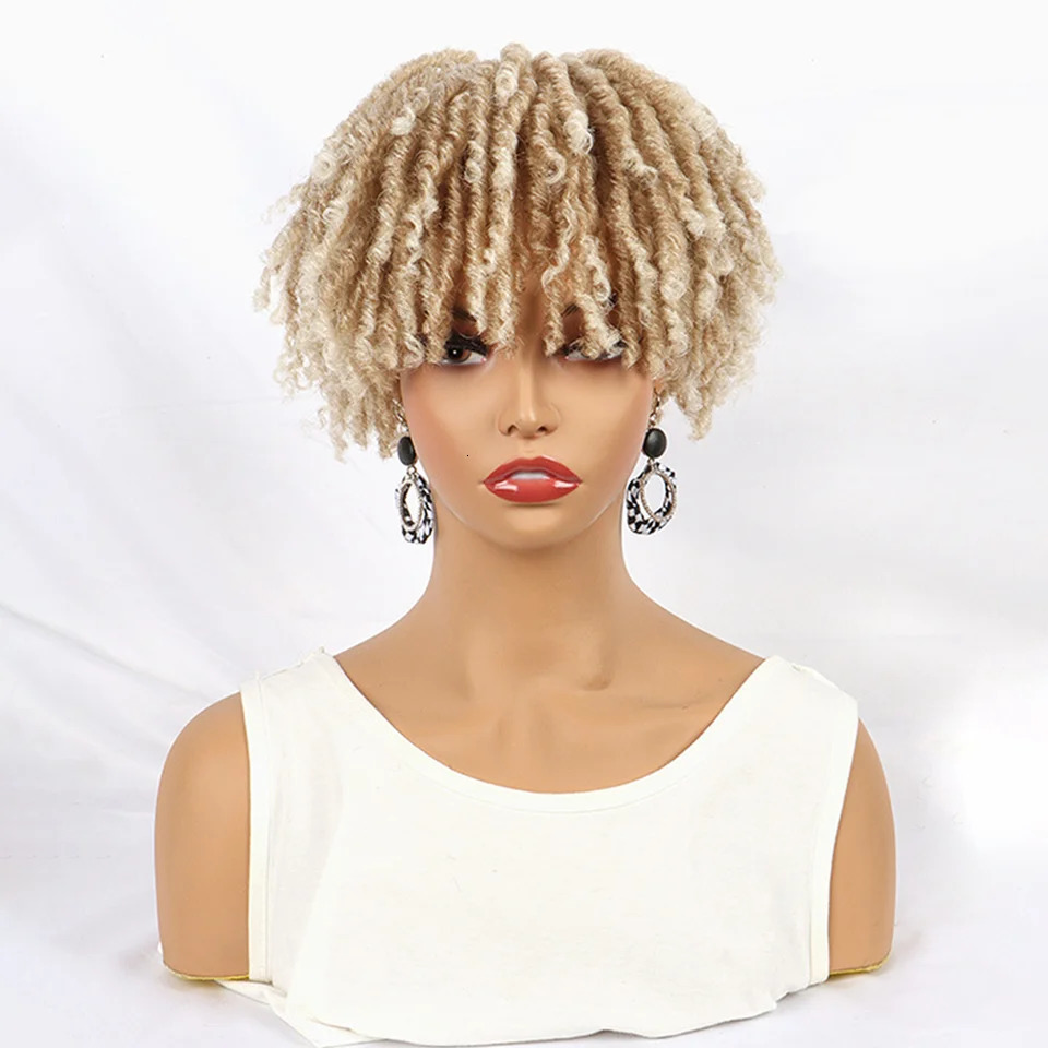 6-inch African Dreadlock Hair Clip Top Hair Clip Synthetic Twisted Curly Wig One Piece Dreads Touchee Female and Male Hair Clip 250108