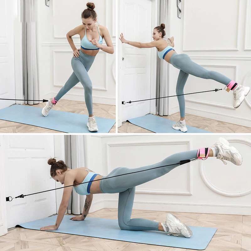 Ddmytiger Ddmytiger China Domestic Sport Straps Set For Cable Hine Fiess Feet Support Padded D Ring Ankle Cuffs Gym Workout Leg Glute Pulley Strap