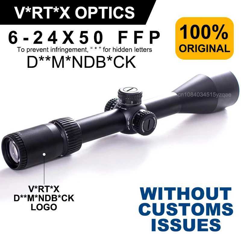 Original V*RT*X Optics D**M*NDB*CK Tactical 6-24X50 First Focal Plane(FFP) Riflescopes EBR-2C(MRAD) Reticle 30mm Tube ScopeW241014