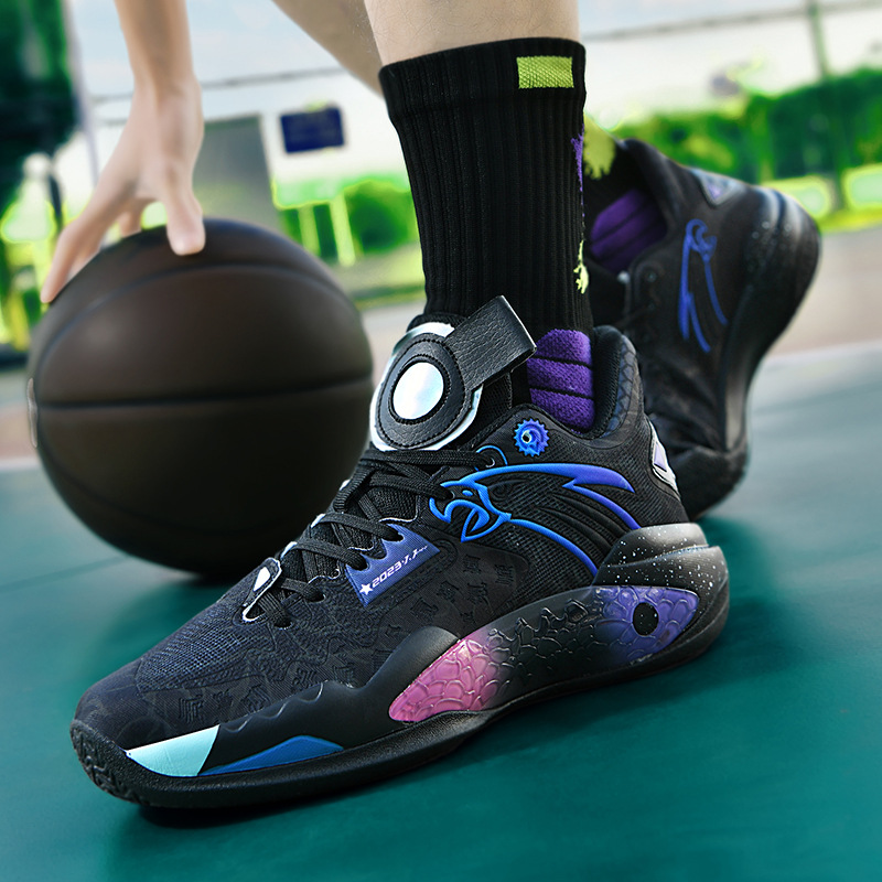 Men Women Sports Shoes Fashion Thick Sole Wear-resistant Basketball Shoes Design Sense Handsome Multi Color Free shipping