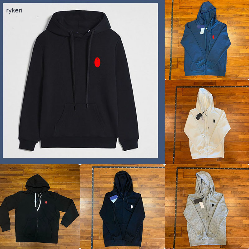 Men's Designer Hoodie Pullover Sweatshirt Men Women Small Horse Autumn Winter Business Casual Half Pull Zip Up Jacket Jumper