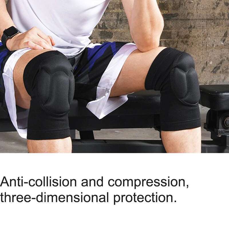 Ddmytiger Ddmytiger Men Sports Knee Pads Sponge Protector Football Dance Collision Avoidance Kneepad Brace Fitness Sport Patella Support