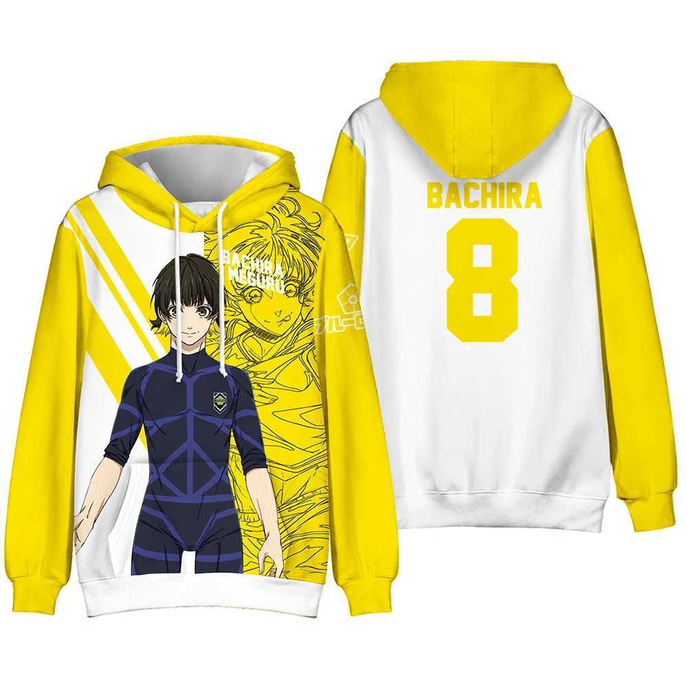 Anime Blue Lock 3D Print Hoodies Men Women Fashion Streetwear Oversized Sweatshirts Hoodie Male Pullovers Tracksuit Man Clothing W250114