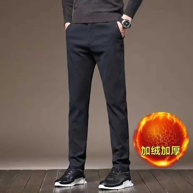 Winter Golf Pants For Men Thicken Villus Warm Golf Trousers Elasticity Golf Wear Casual Sport Fashion Casual Work Pant Golf Wear W250115