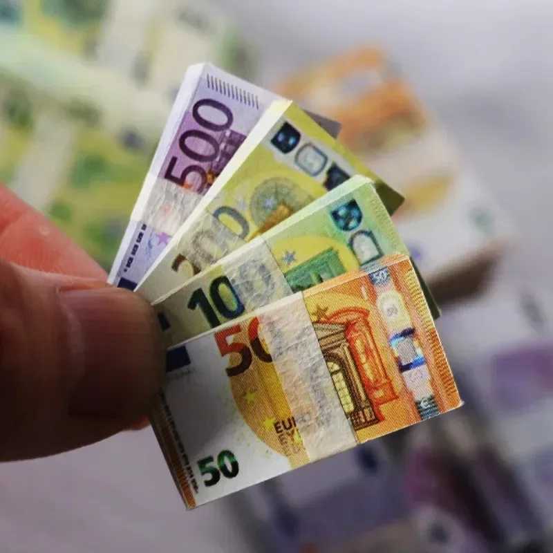 New Arrival 5 USD Euro bills bank props counterfeit currency mini currency bank models childrens dollhouse mini props toys behind the scenes decoratio