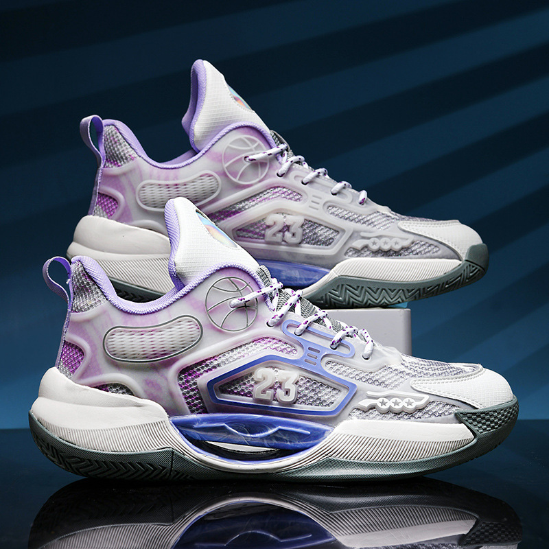 Men Women Sports Shoes Thick Sole Anti-slip Fashion Design Handsome Basketball Shoes Sneakers Triple Blue Purple Orange Free shipping