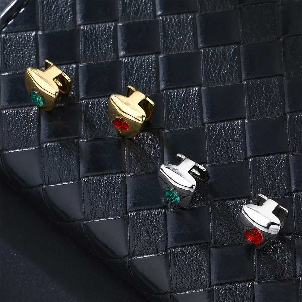 D Z Fashion Single Teeth Heart-Shaped Grillz For Men Women CZ Stone Iced Out Grills Dental Mouth Punk Teeth Charm Jewelry GiftXJ250114