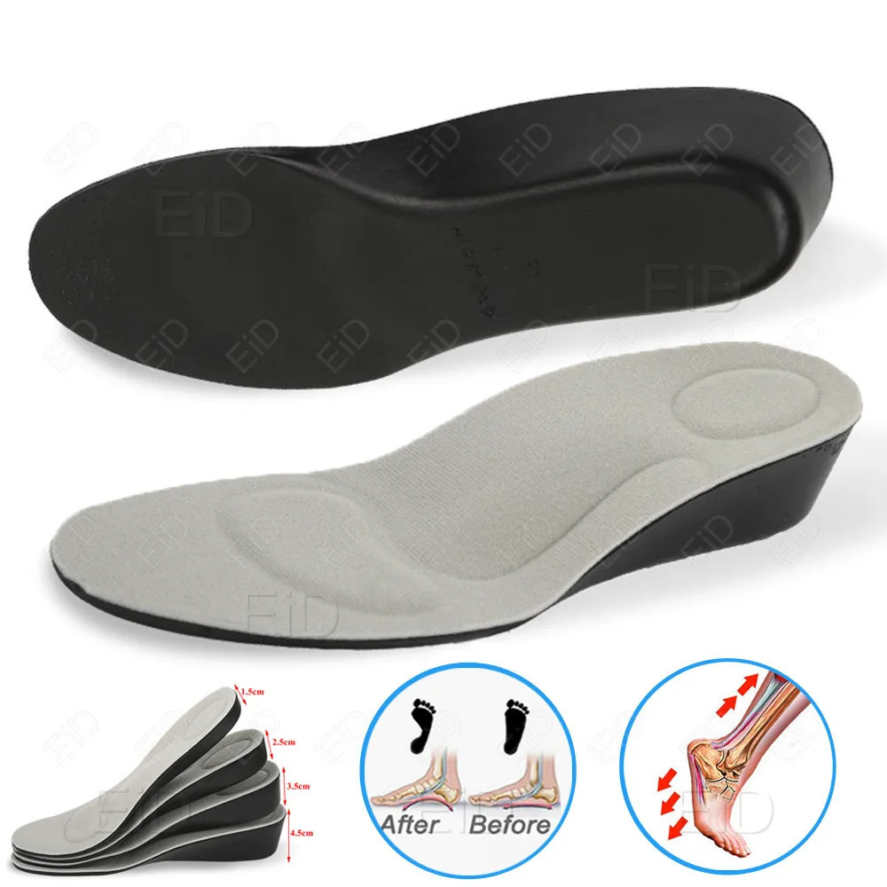 EiD Height increase insoles for growth arch support orthopedic Shoe Heel inserts Cushion Height Lift Taller Foot care Pad Unisex 250114