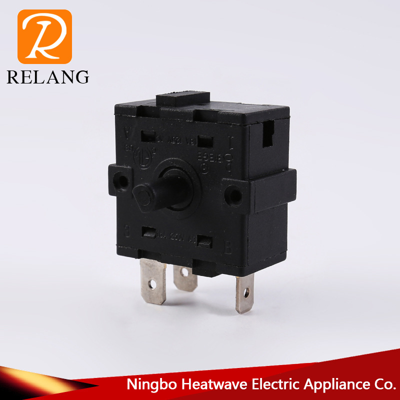 Factory supply heater three gears rotary switch oven/heater switch electric heater switch accessories