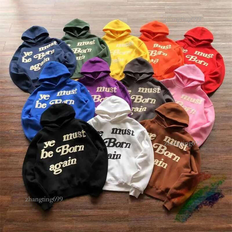 Men's Hoodies Sweatshirts CPFM Cactus Flea Market Hoodie Ye Must Be Born Again Hoodie Mens Super foam CPFM XYZ sweatshirt T241109