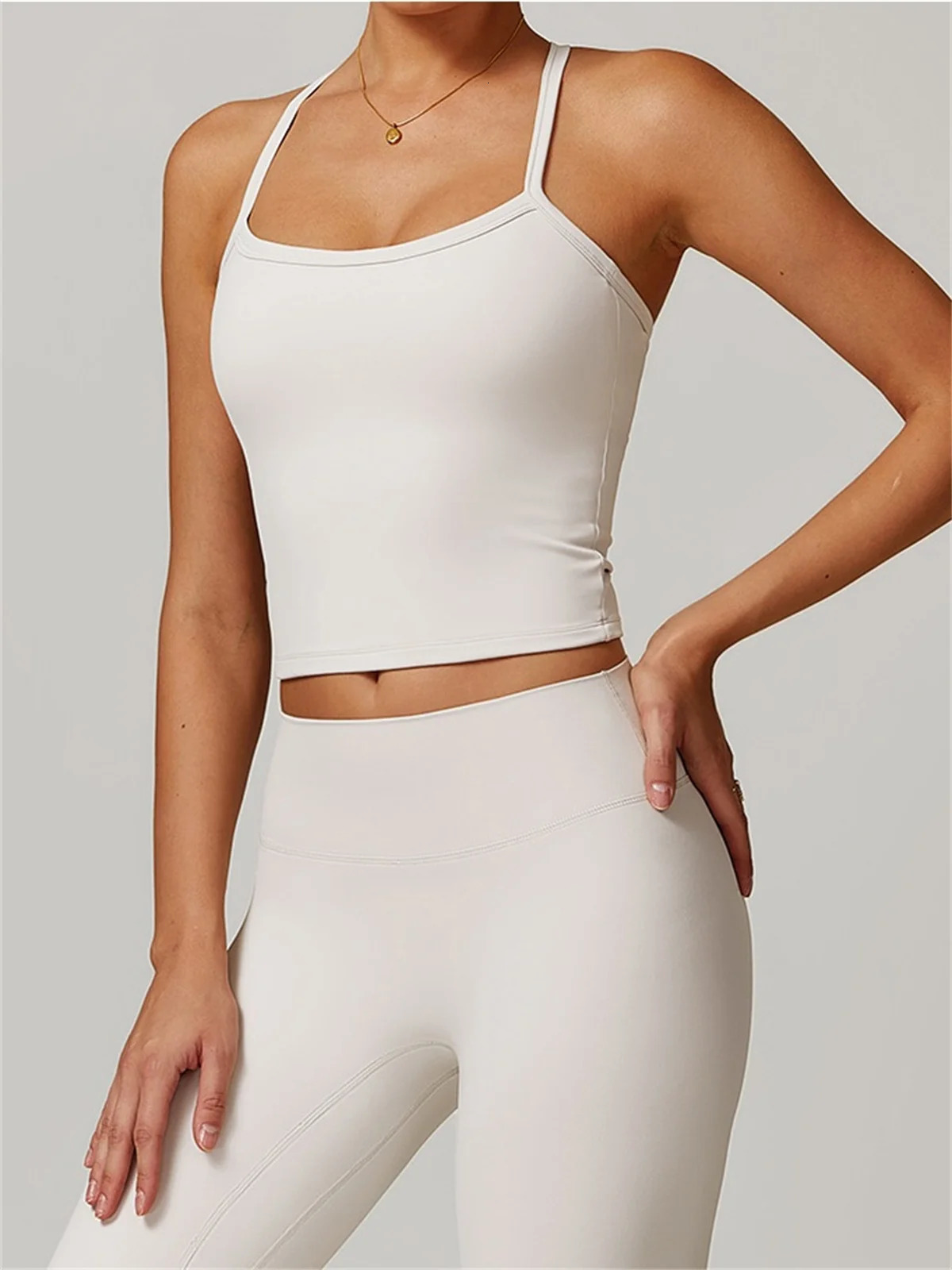 Women Camisole Yoga Vest Woman Quick Drying Fitness Workout Top Push Up Breathable Underwear Running Sports Bra Gym Clothes 250106