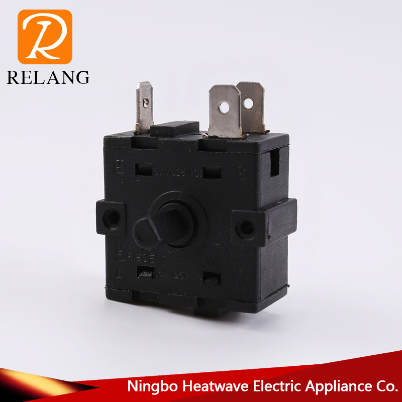 Factory supply heater three gears rotary switch oven/heater switch electric heater switch accessories