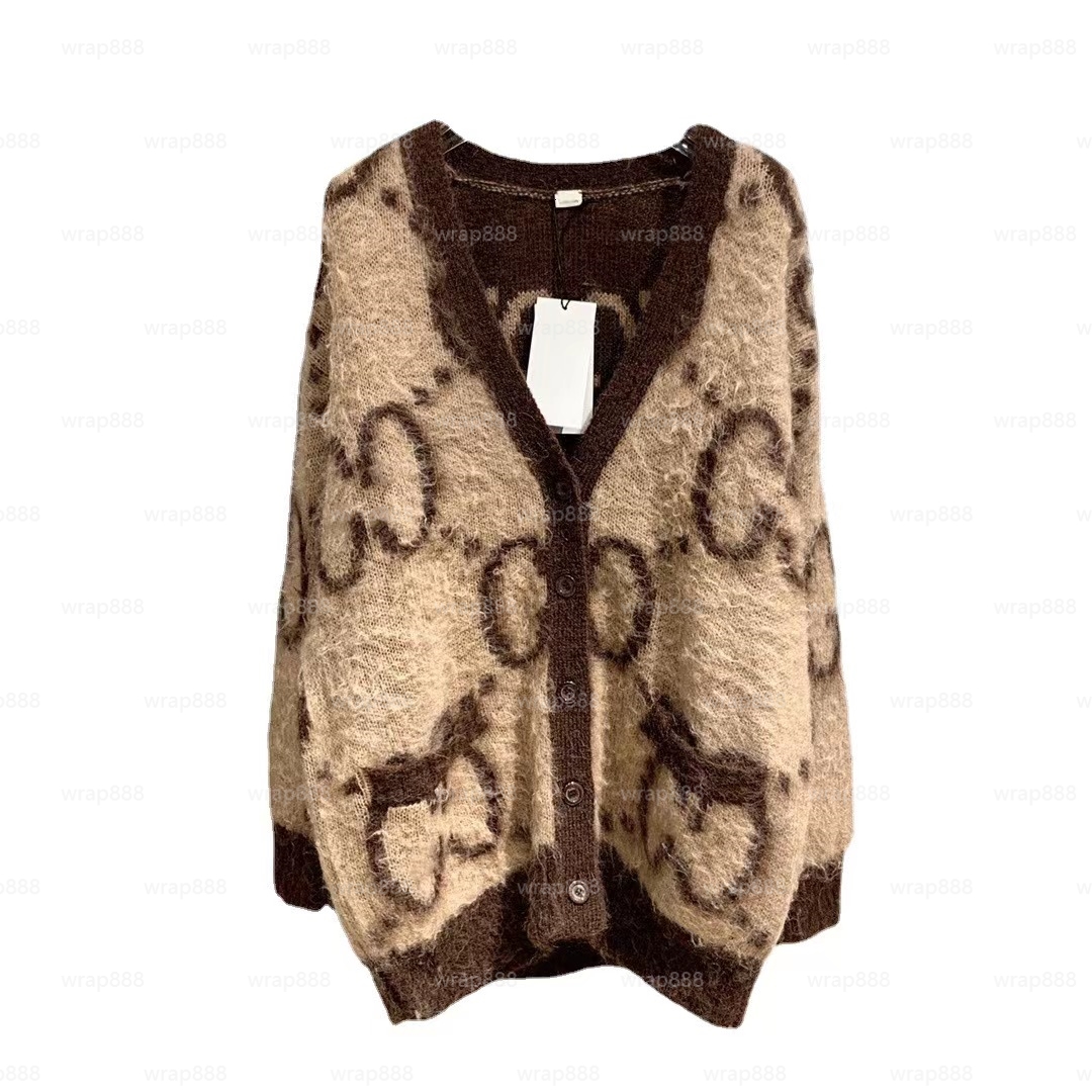 Designer Sweaters Women Sweaters Fashion Luxury Letter Tops Coat Women Knitted Sweater Long Sleeve Pullover Round Neck Casual Soft Comfortable Cardigan