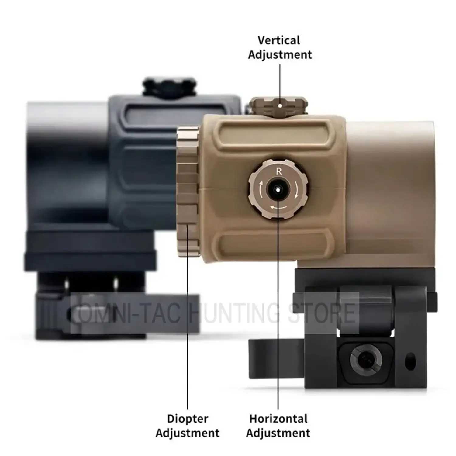 558 Holographic Collimator Red Dot Sight G43/G33 3X G45 5X Magnifier Airsfot Hunting Gear W/20mm Rail Mounts QD LEverW241014