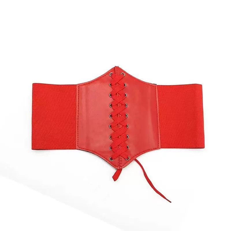 Decorative belt women's elastic girdle seal simple hundred with shirt dress four seasons trend wide straps skinny