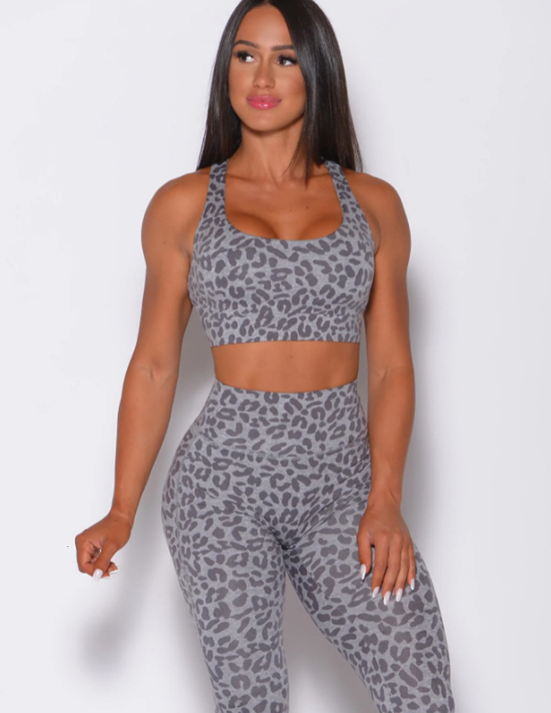 skimss set women tracksuit women womens designer clothing hot selling new leopard print tight pants fitness yoga suit set for european a 871